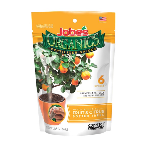 Jobes Jobe's Organic 3-5-5 Plant Fertilizer 6 pk 4226 - main